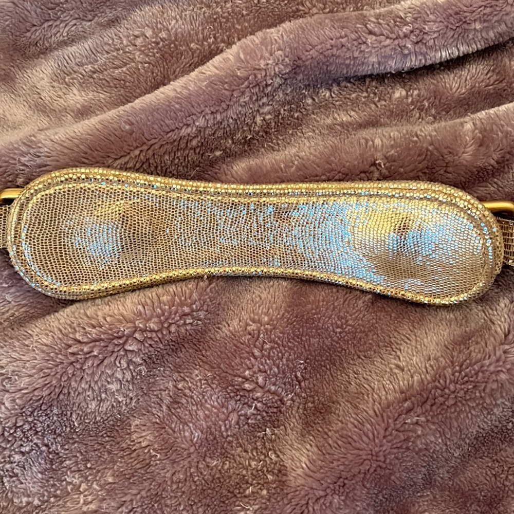 Juicy Couture crossbody gold bag purse - Picture 6 of 7